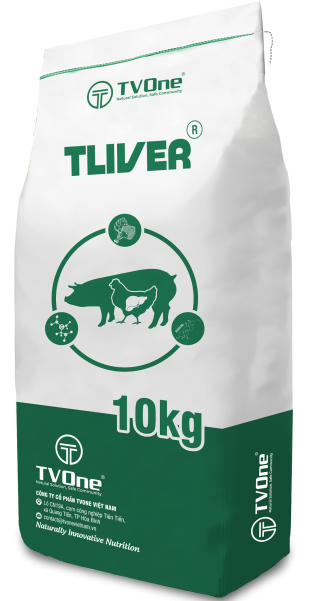TLIVER - Phụ gia giúp bảo vệ gan, giảm tiêu chảy, tăng tiết mật