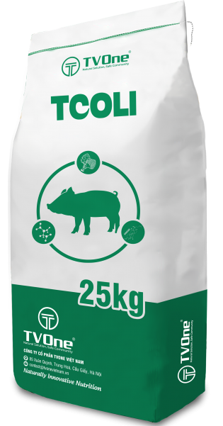 TCOLI - Phụ gia giúp kiểm soát cân bằng tiêu hóa ở heo con