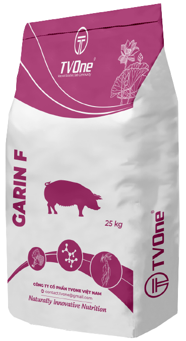 GARIN F - Phụ gia giúp tăng tỷ lệ đậu thai và tỷ lệ đồng đều của heo con